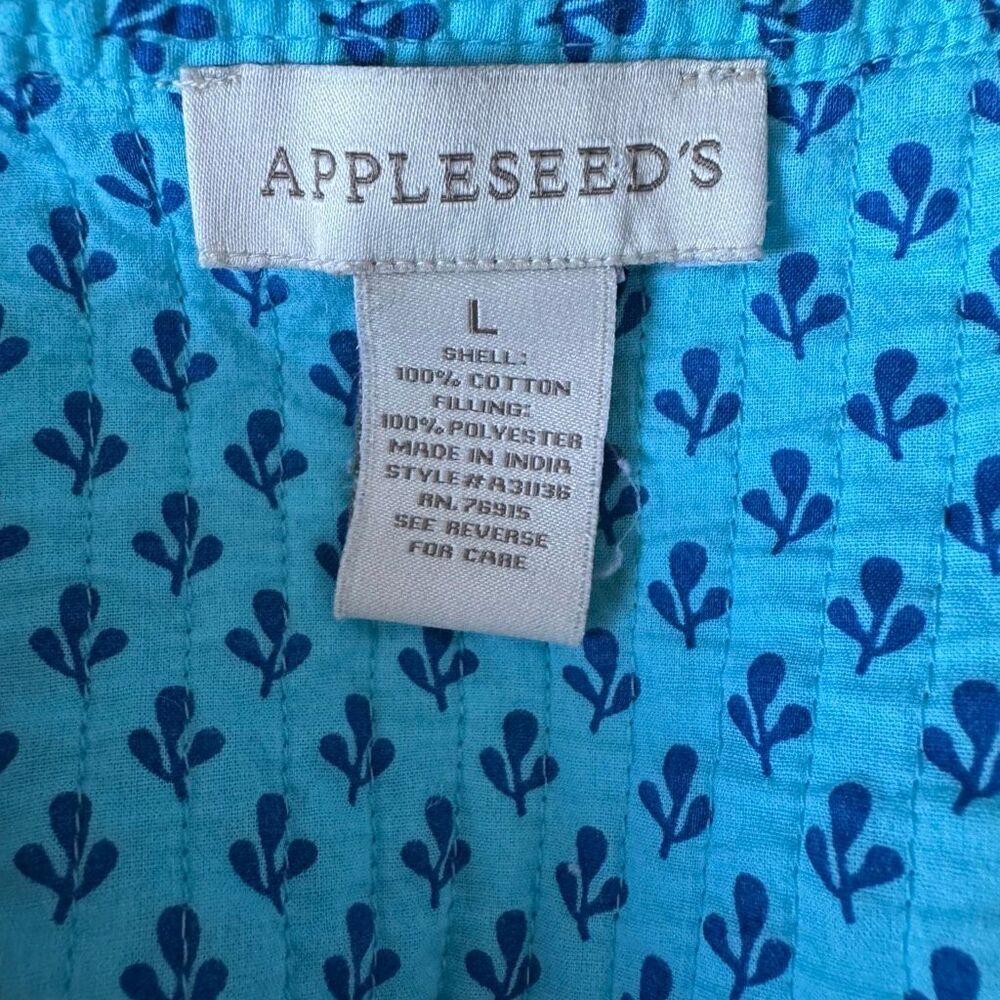 Appleseeds Reversible Quilted Patchwork Jacket 10… - image 6